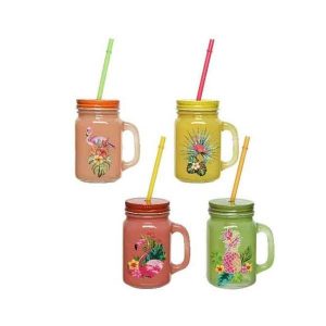 Mug Set 4pc Tropical