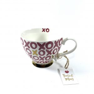 Footed Mug Hugs & Kisses