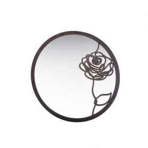 Metal Wall mirror Rose