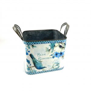 Galvanized Planter With Handles