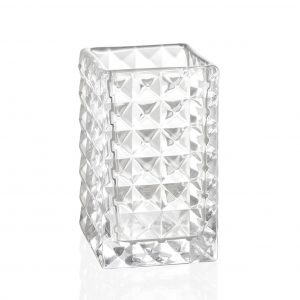 Dots Glass Toothbrush Holder