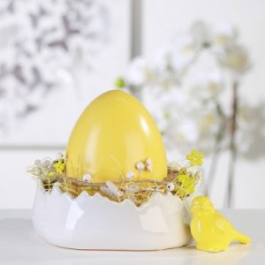 Cracked Bowl White Ceramic