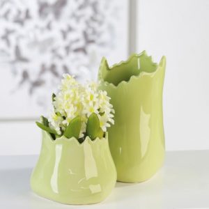 Cracked Vase Green