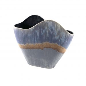 Slate Blue Vase Small