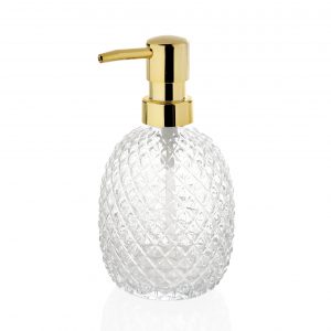 Diamond Glass Gold Dispenser