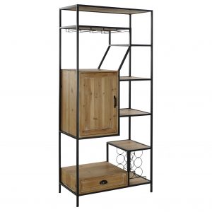 Shelving & 5 Bottle Rack