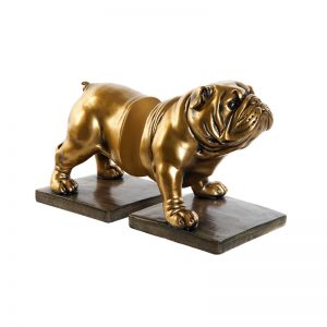 Bulldog Bookends Set 2pcs