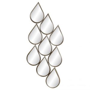 Mirror Metal Tear Golden