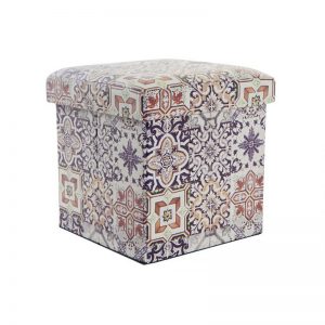 Box Tile Design Padded Lid