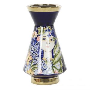 Vase Porcelain Face Multicolour