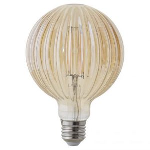 Light Bulb LED Glass Amber