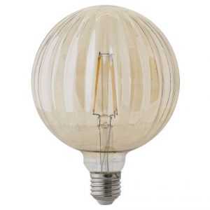 Light Bulb LED Glass Amber