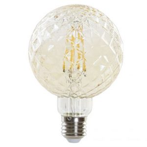 Light Bulb LED Glass Amber