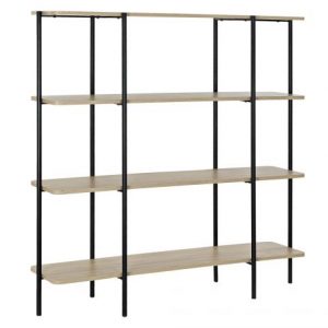 Shelving Metal Wood Natural