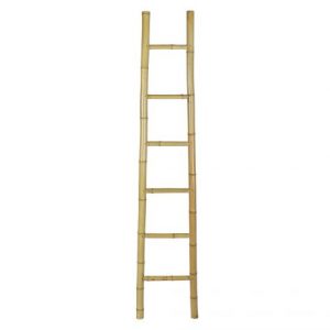 Towel Rail Bamboo Ladder Natural