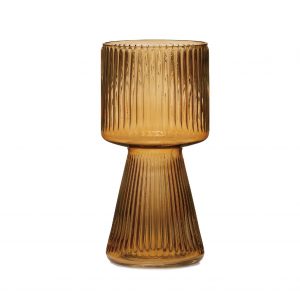 Sami Amber Glass Vase Large
