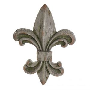 Wall Fleur De Lys Fibre Cement Finish