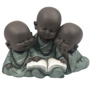 Figure Monks Resin Mint Green