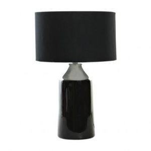 Table Lamp Stoneware Black