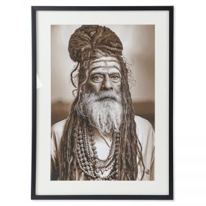 Framed Glass Print Hindu