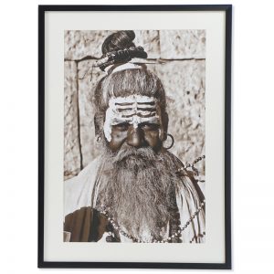 Framed Glass Print Hindu