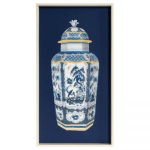 Framed Glass Print Jar