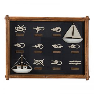 Knots Frame Wood Glass