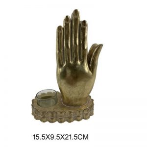 Figure Resin Hand Candle holder 