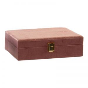 Jewel Velvet Box Pink