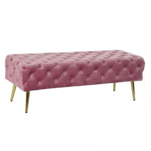 Bench Shoe-Removing Chair Rose Metal