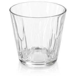 Clear Glass Tumbler Textured Design 42cl