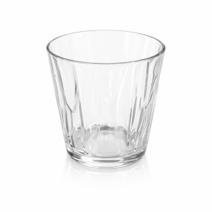 Clear Glass Tumbler Textured Design 34cl