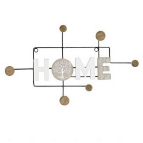 Clothes Rack Wood Metal Home