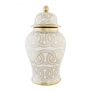 Ginger Jar Tibor Porcelain White