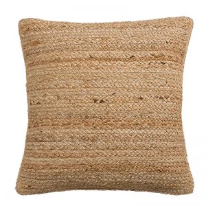 Cushion Jute Natural Brown