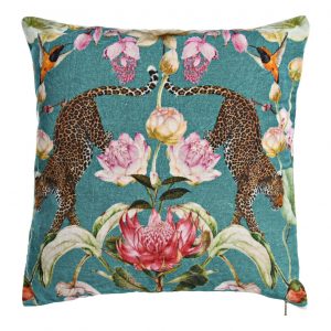 Cushion Cotton Velvet Green