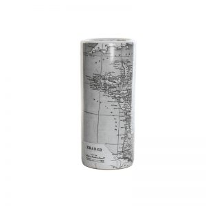 Umbrella Stand Porcelain World Map