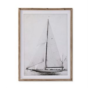Picture Spruce Glass Sailboat