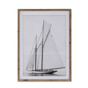 Picture Spruce Glass Sailboat