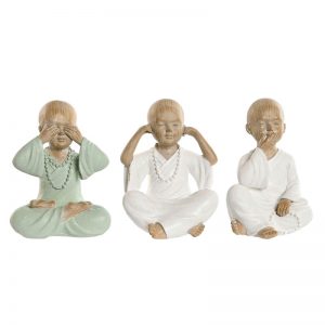 Figure Resin Monk 3pcs