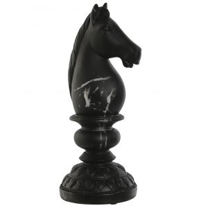 Figure Resin Horse Black