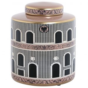 Ginger Jar Porcelain Doors Multicolored