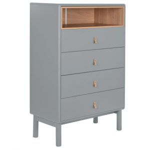 Chest Drawers MDF Blue/Grey