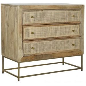Rattan Chest of Drawers Mango Natural