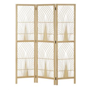 Folding Screen Bamboo Natural