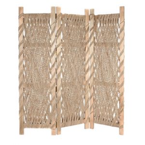  Folding Screen Mango Jute Natural
