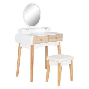 Dressing Table Set 2pcs White