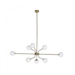 Ceiling Lamp Metal Glass Balls Golden