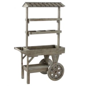 Cart Spruce Wheel Natural Light Brown