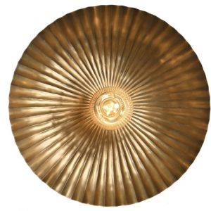 Wall Lamp Iron Worn Out Golden